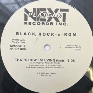 画像: BLACK, ROCK-n-RON / THAT'S HOW I'M LIVING