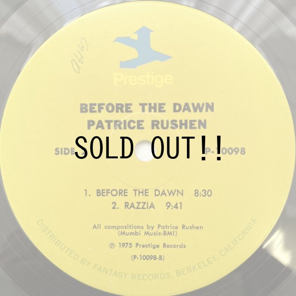 画像4: PATRICE RUSHEN / BEFORE THE DAWN