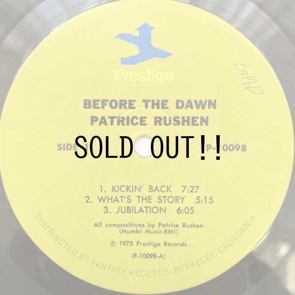 画像3: PATRICE RUSHEN / BEFORE THE DAWN