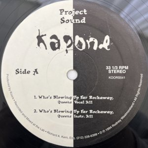 画像: KAPONE / WHO'S BLOWING UP FOR ROCKAWAY