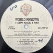 画像3: WORLD RENOWN / HOW NICE I AM