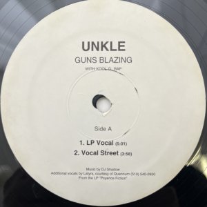 画像: UNKLE with KOOL G RAP / GUNS BLAZING
