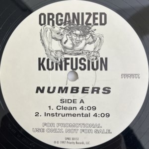画像: ORGANIZED KONFUSION / NUMBERS