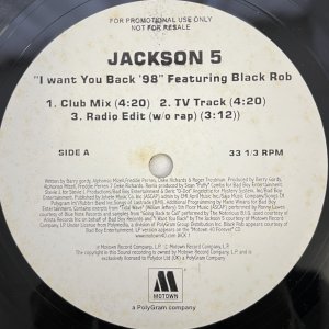 画像: JACKSON 5 / I WANT YOU BACK '98 feat. BLACK ROB