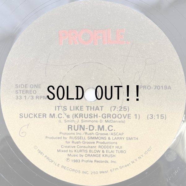 画像2: RUN-D.M.C. / IT'S LIKE THAT - SUCKER M.C.'s