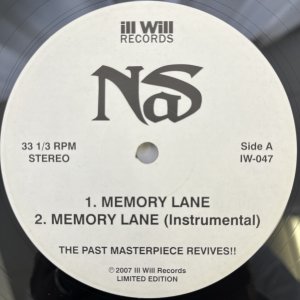 画像: NAS / MEMORY LANE - N.Y. STATE OF MIND - REPRESENT
