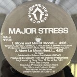 画像: MAJOR STRESS / MORE AND MORE!