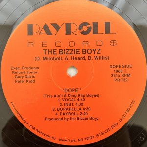 画像: THE BIZZIE BOYZ / DOPE