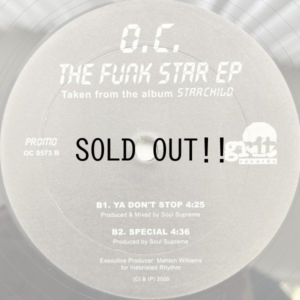 画像2: O.C. / THE FUNK STAR EP
