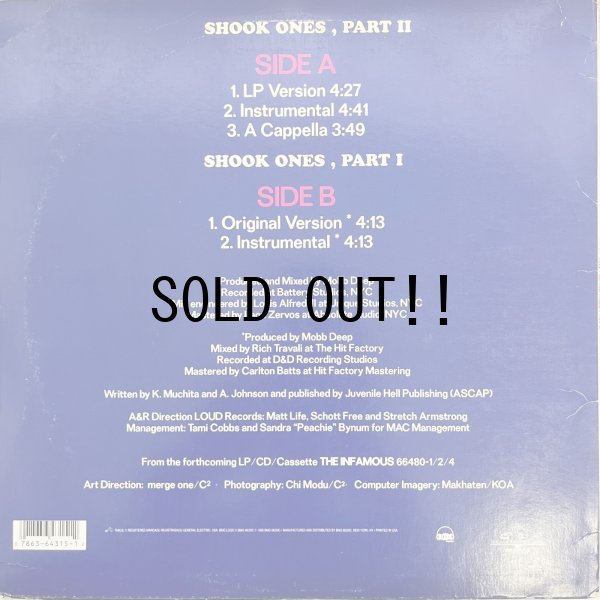 画像2: MOBB DEEP / SHOOK ONES Pt.II 