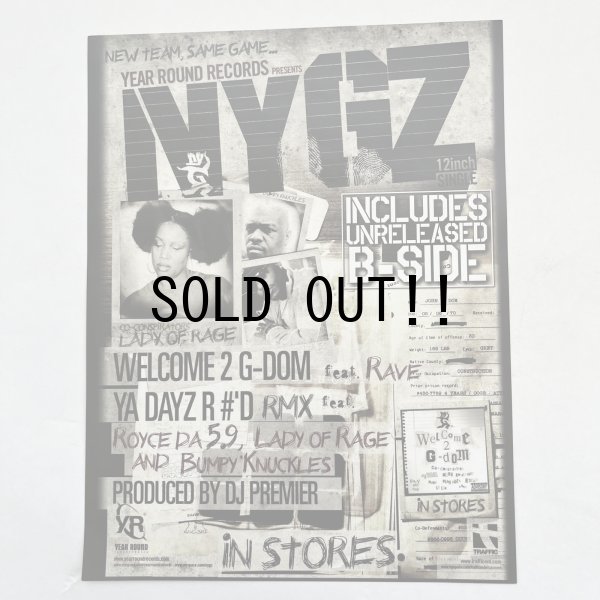 画像4: NYG'Z / WELCOME 2 G-DOM - YA DAYZ R #'D RMX