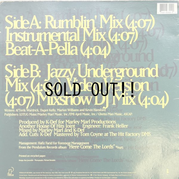 画像2: LORDS OF THE UNDERGROUND / CHIEF ROCKA