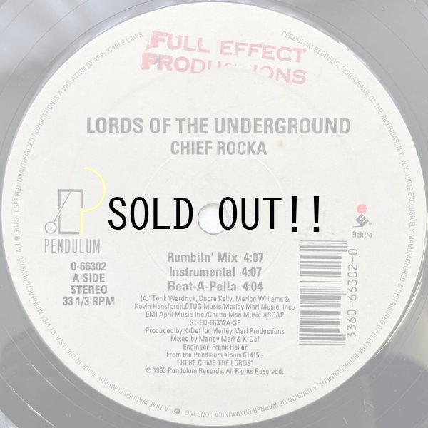 画像3: LORDS OF THE UNDERGROUND / CHIEF ROCKA