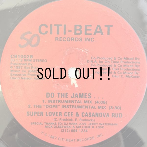 画像2: SUPER LOVER CEE & CASANOVA RUD / DO THE JAMES...