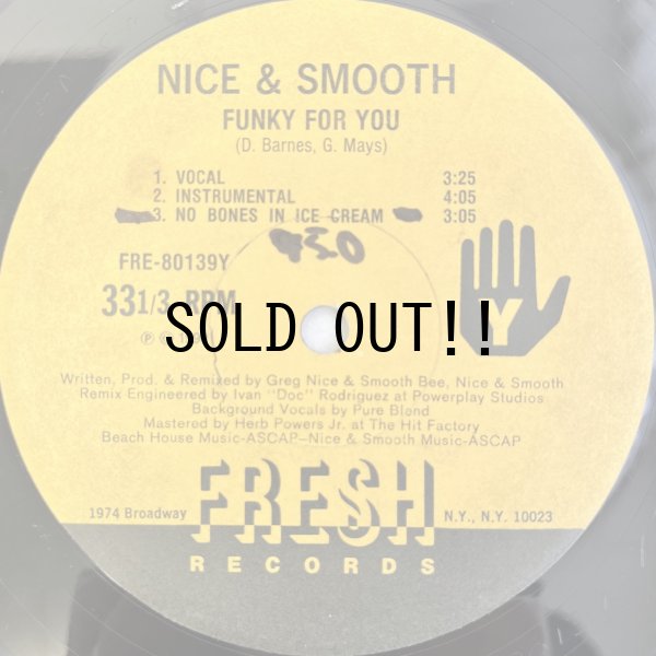 画像4: NICE & SMOOTH / FUNKY FOR YOU