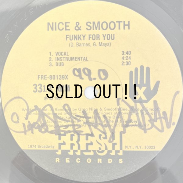 画像3: NICE & SMOOTH / FUNKY FOR YOU