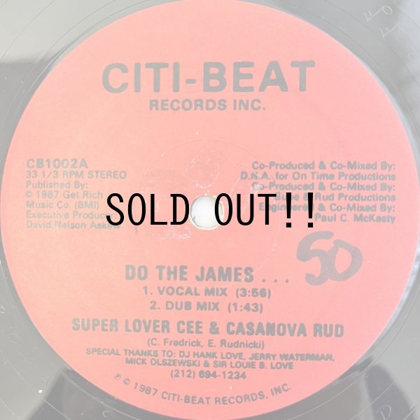 画像1: SUPER LOVER CEE & CASANOVA RUD / DO THE JAMES...