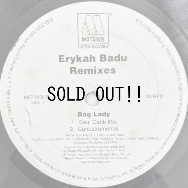 画像2: ERYKAH BADU / BAG LADY REMIXES