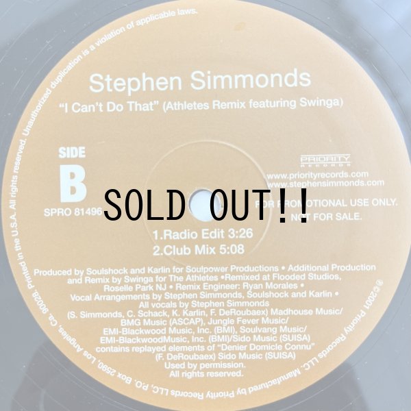 画像3: STEPHEN SIMMONDS feat. BIG L / ALONE REMIX