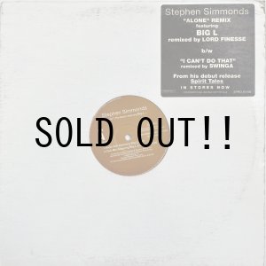 画像: STEPHEN SIMMONDS feat. BIG L / ALONE REMIX