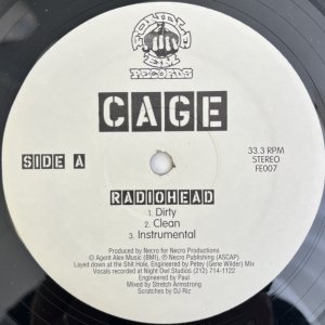 画像: CAGE / RADIOHEAD - AGENT ORANGE