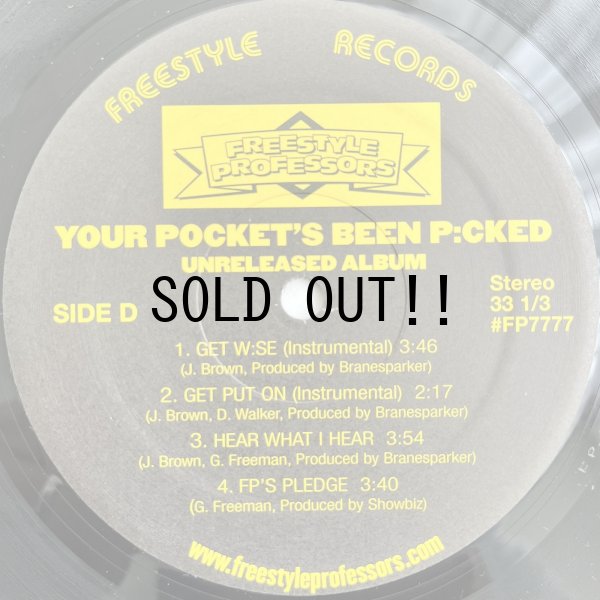 画像7: FREESTYLE PROFESSORS / YOUR POCKET'S BEEN P:CKED (THE UNRELEASED ALBUM)