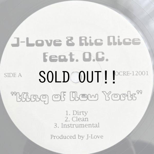 画像1: J-LOVE & RIC NICE feat. O.C. / KING OF NEW YORK