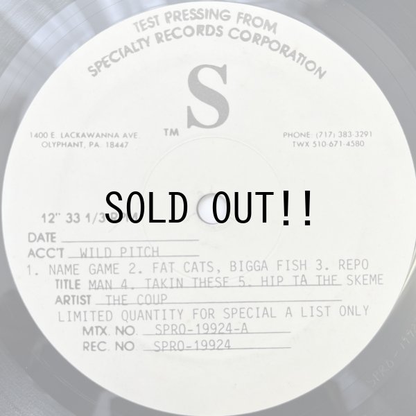 画像2: O.C. / THE  WORD... LIFE - THE COUP / COUP GENOCIDE & JUICE "WILD PITCH SAMPLER EP"