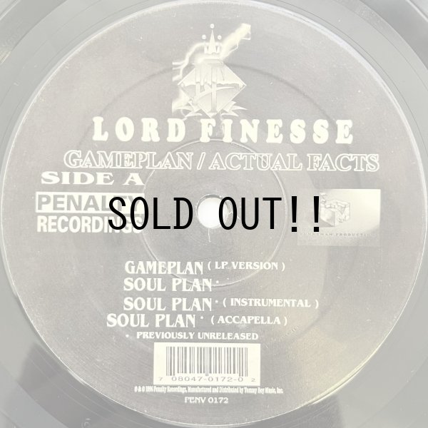 画像3: LORD FINESSE / GAMEPLAN - ACTUAL FACTS