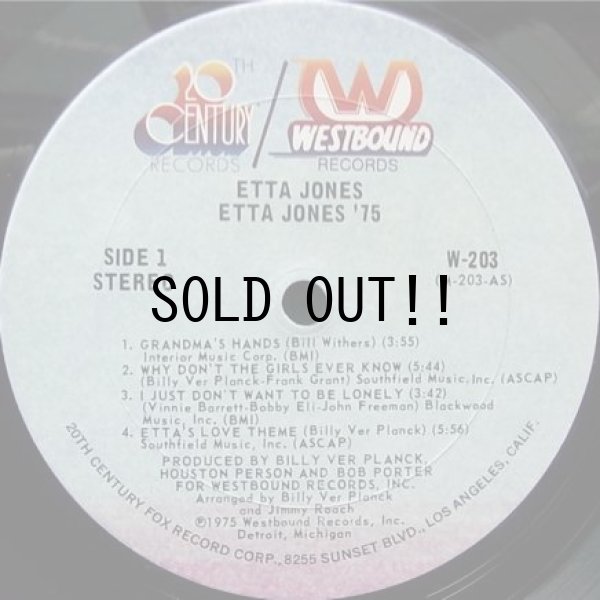 画像2: ETTA JONES / ETTA JONES '75