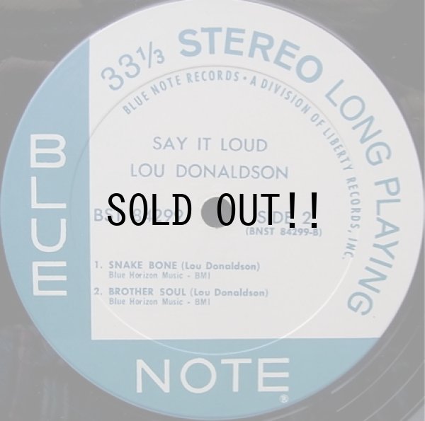 画像4: LOU DONALDSON / SAY IT LOUD!