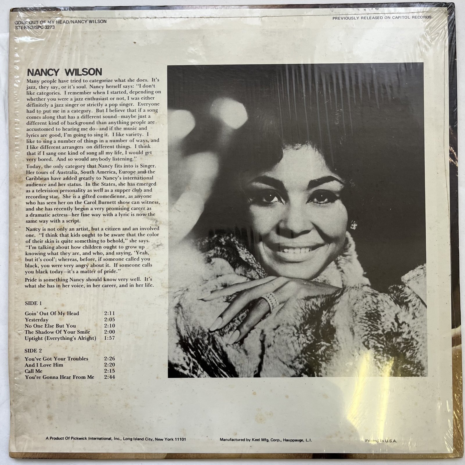 画像2: NANCY WILSON / GOIN' OUT OF MY HEAD