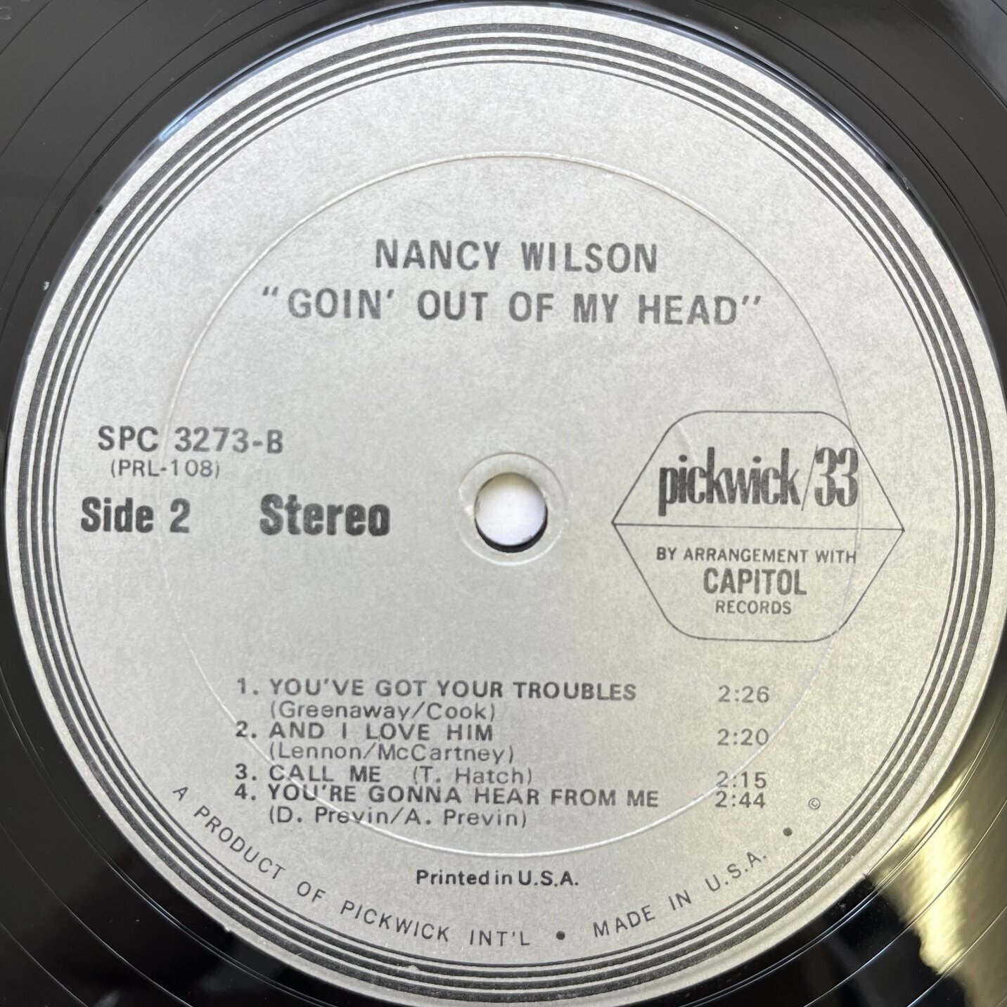 画像4: NANCY WILSON / GOIN' OUT OF MY HEAD