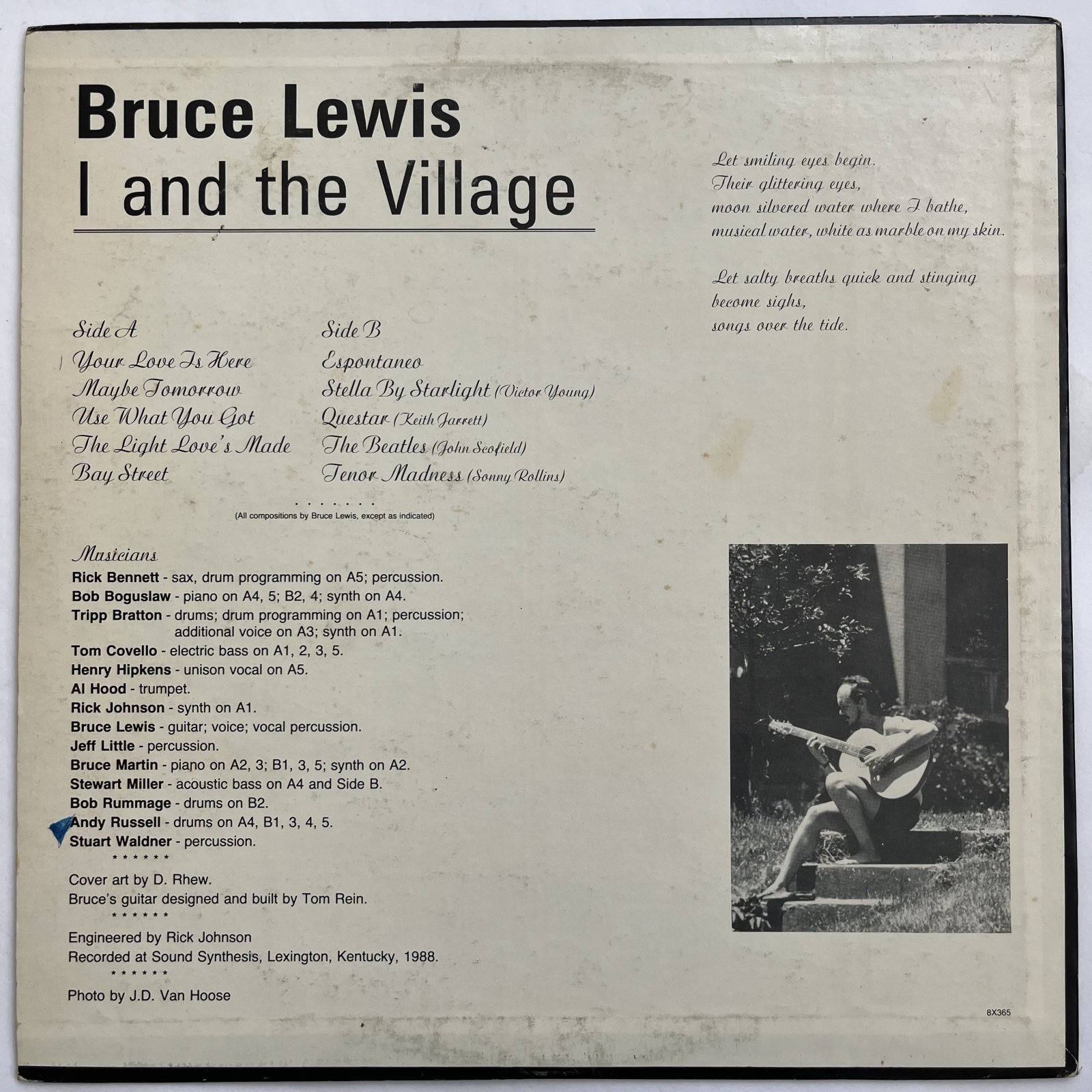 画像2: BRUCE LEWIS / I AND THE VILLAGE