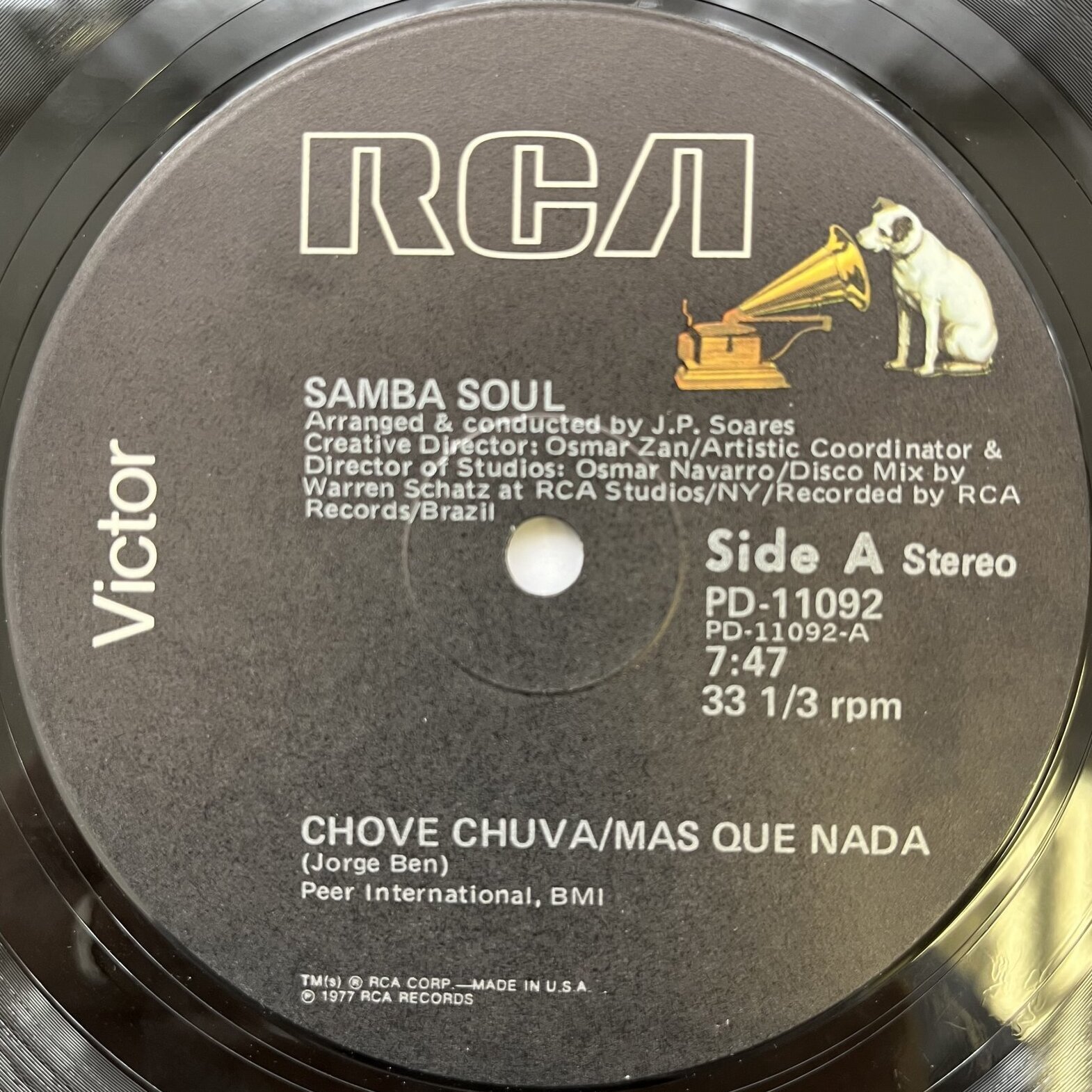 画像1: SAMBA SOUL / CHOVE CHUVA - MAS QUE NADA -  MAMBO NO.5