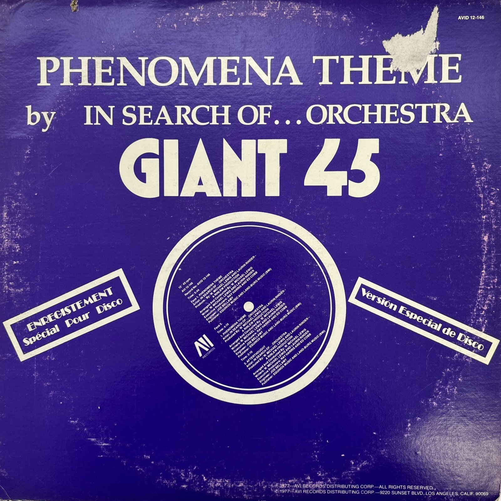 画像1: IN SEARCH OF... ORCHESTRA / PHENOMENA THEME