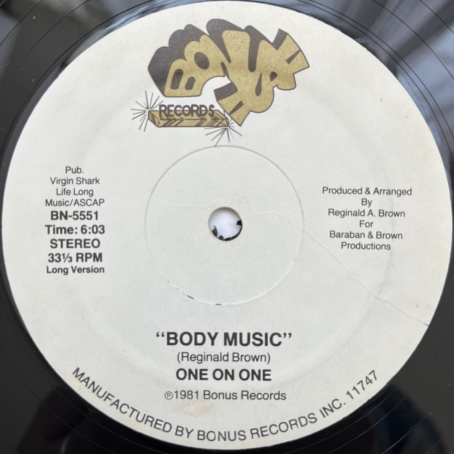 画像1: ONE ON ONE / BODY MUSIC