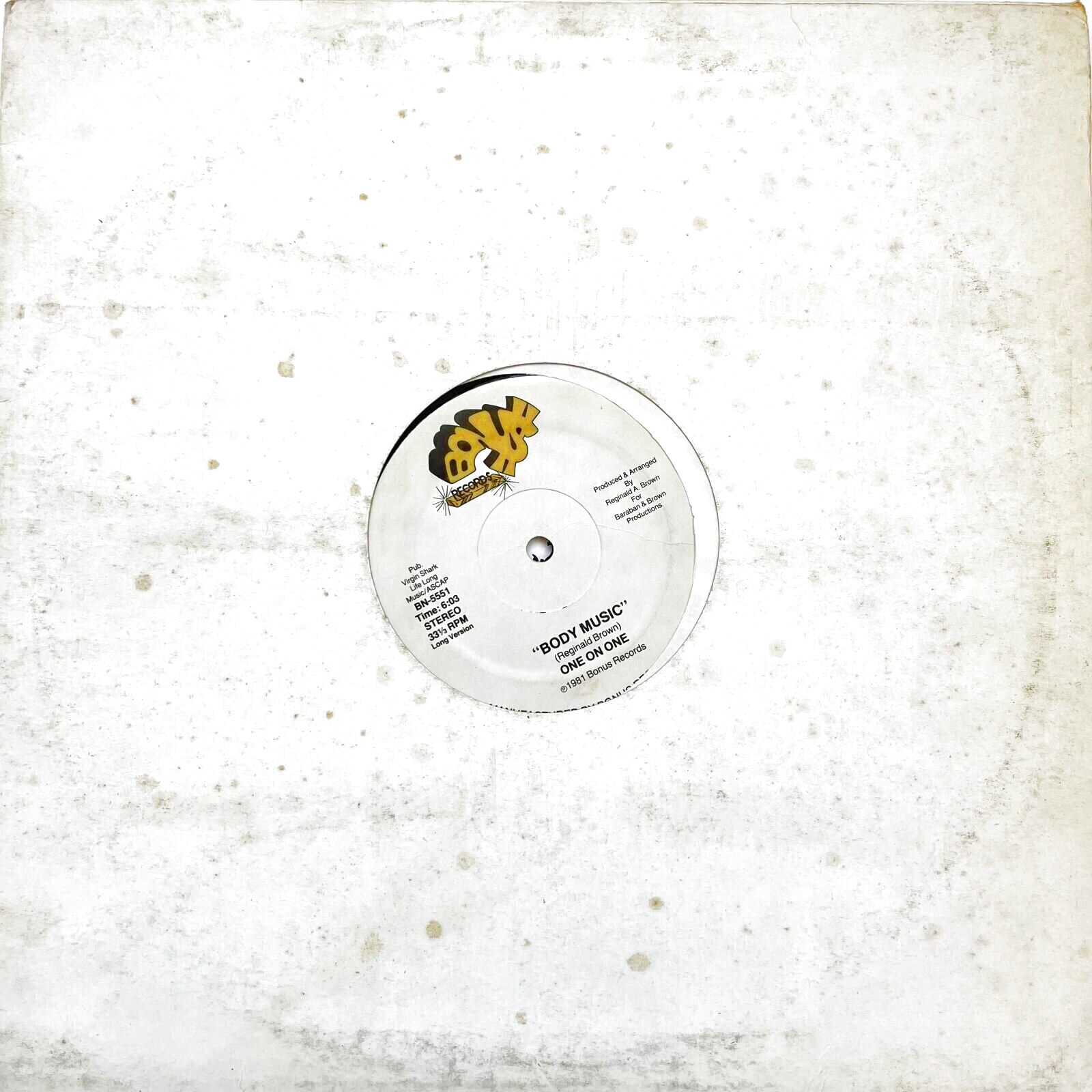 画像3: ONE ON ONE / BODY MUSIC