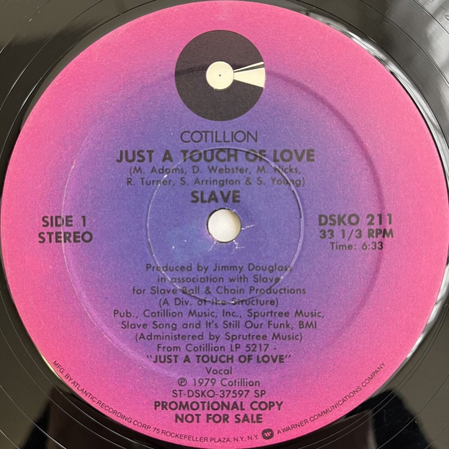画像1: SLAVE / JUST A TOUCH OF LOVE
