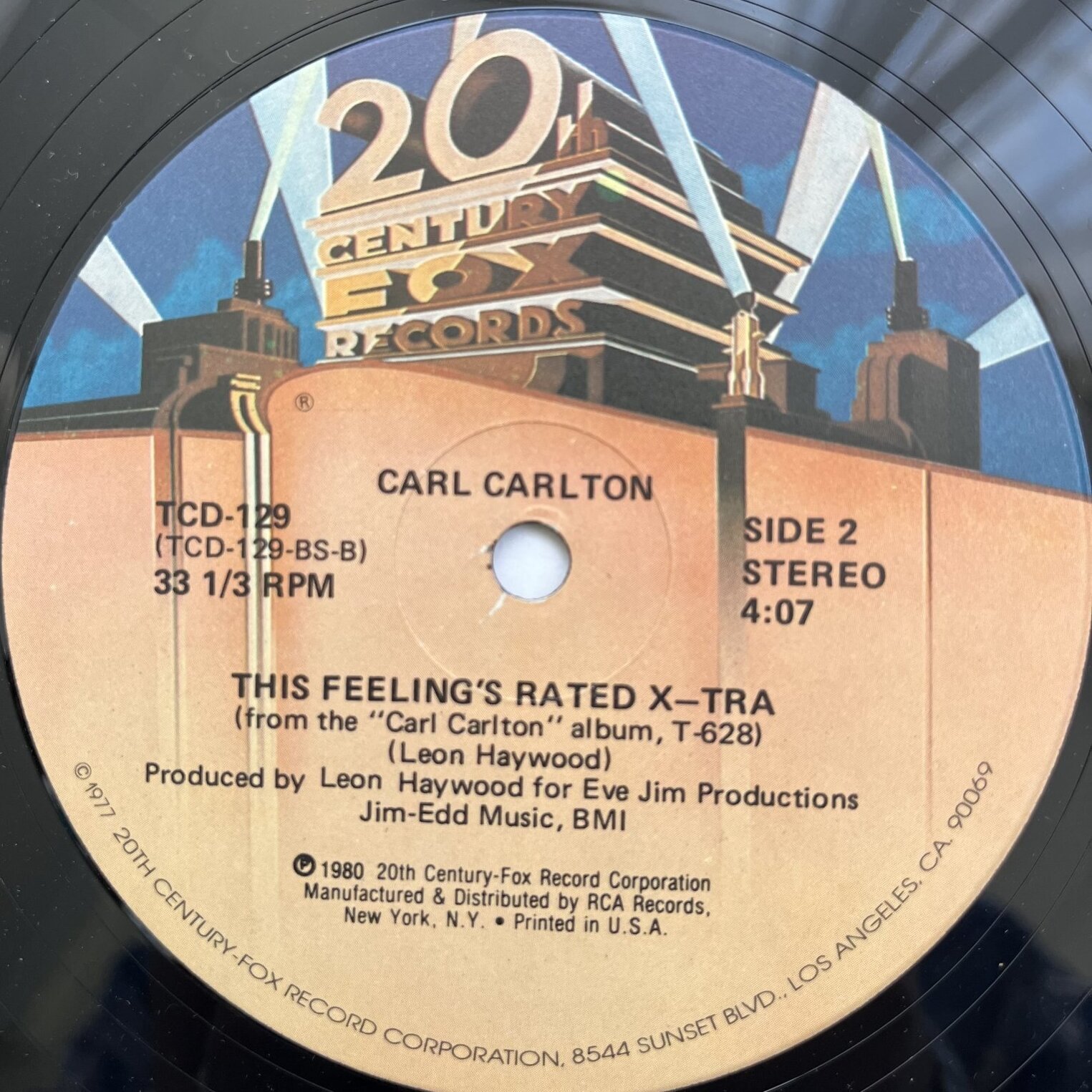画像2: CARL CARLTON / SHE'S A BAD MAMA JAMA (SHE'S BUILT, SHE'S STACKED) - THIS FEELING'S RATED X-TRA