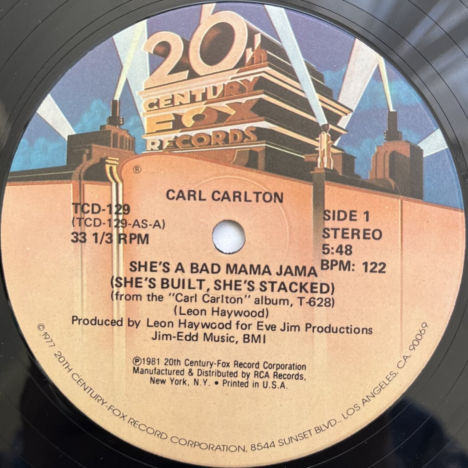 画像1: CARL CARLTON / SHE'S A BAD MAMA JAMA (SHE'S BUILT, SHE'S STACKED) - THIS FEELING'S RATED X-TRA