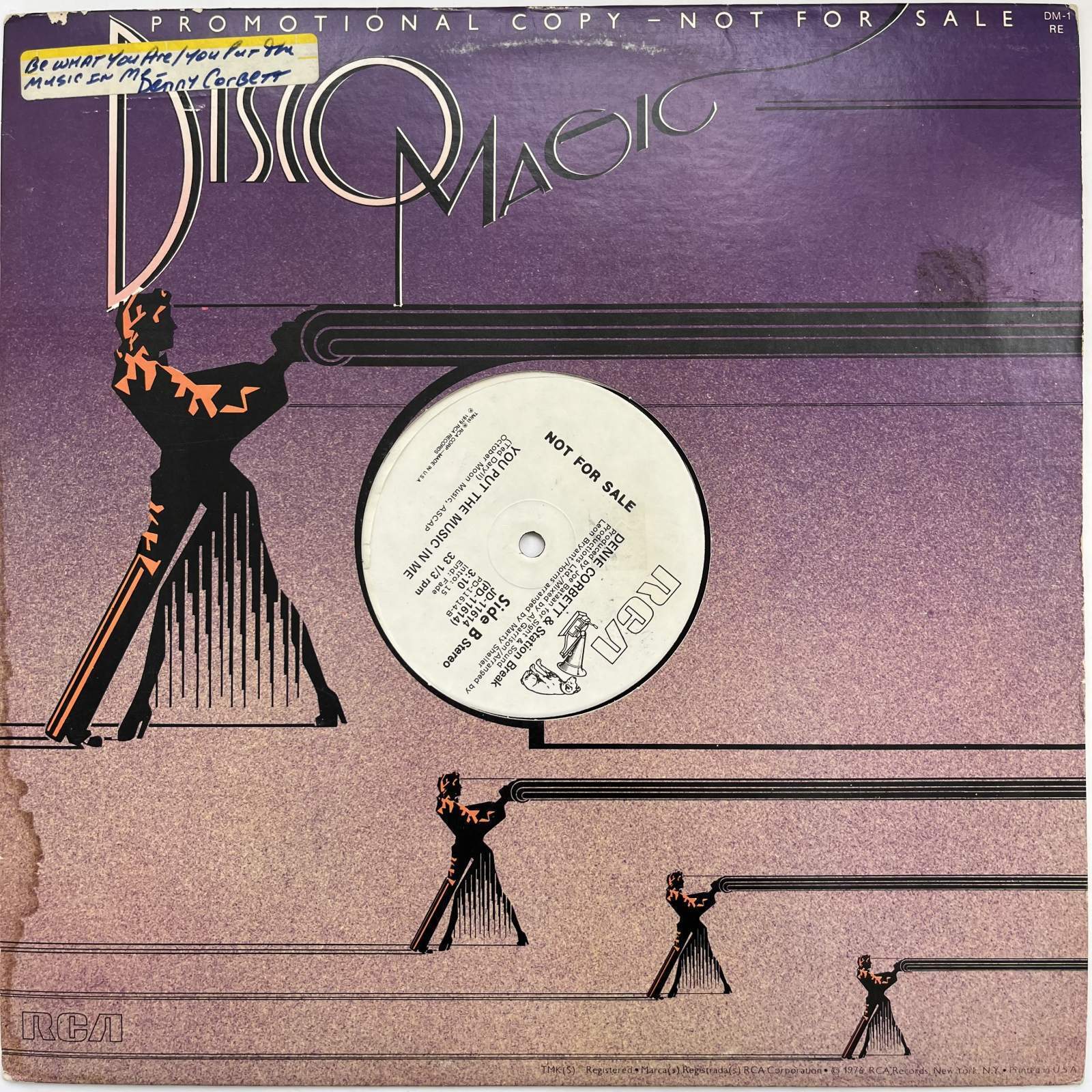 画像3: DENIE CORBETT & STATION BREAK / BE WHAT YOU ARE - YOU PUT THE MUSIC IN ME