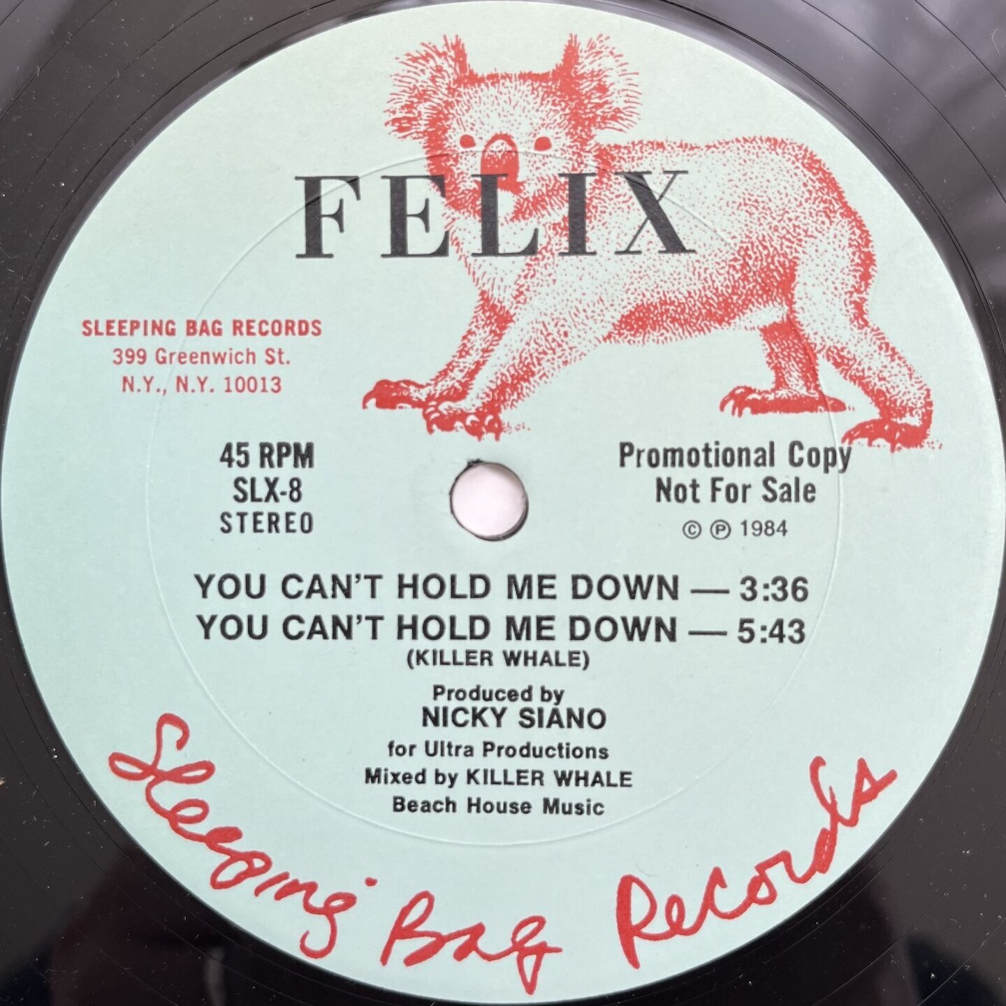 画像2: FELIX / TIGER STRIPES - YOU CAN'T HOLD ME DOWN