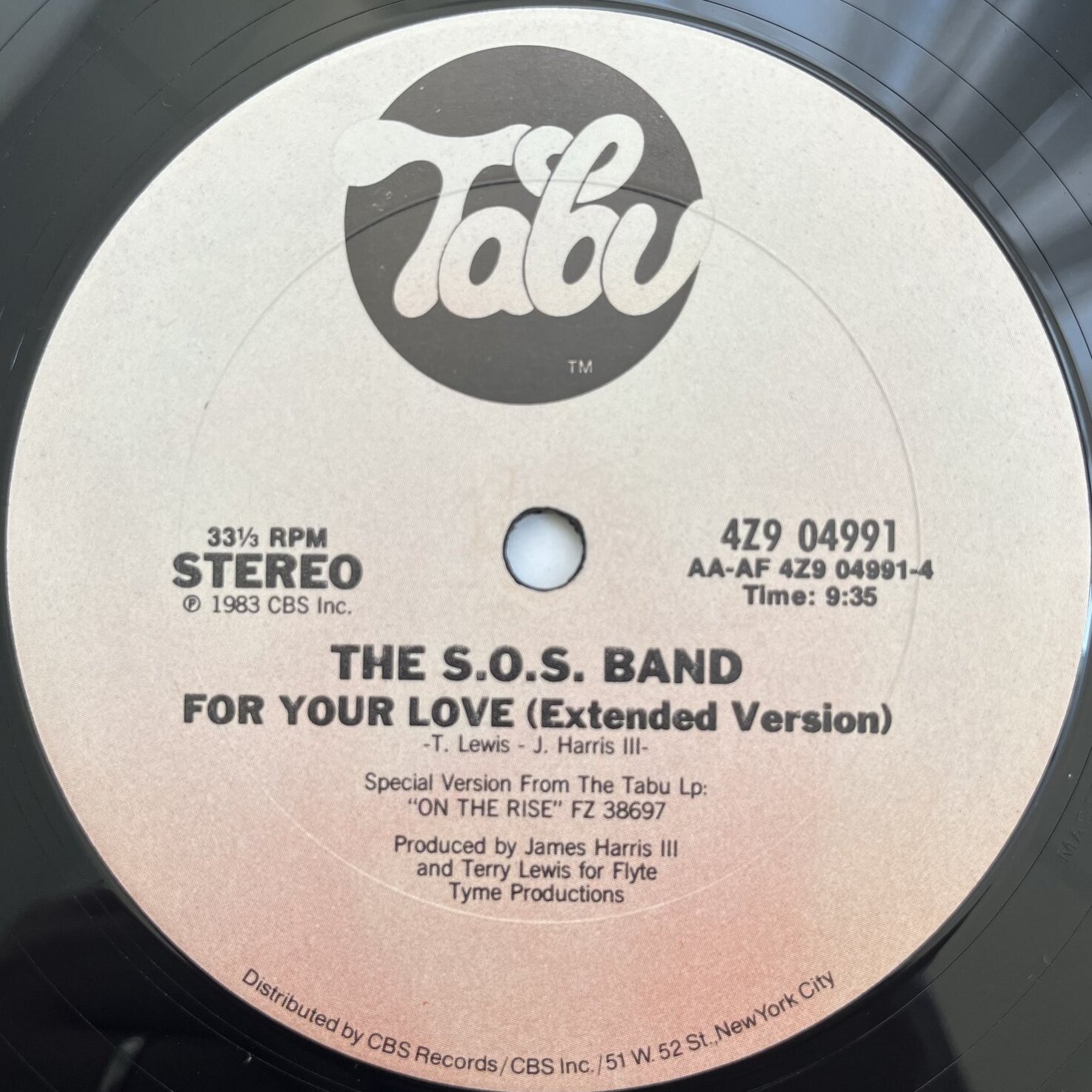 画像1: THE S.O.S. BAND / FOR YOUR LOVE (EXTENDED VERSION)