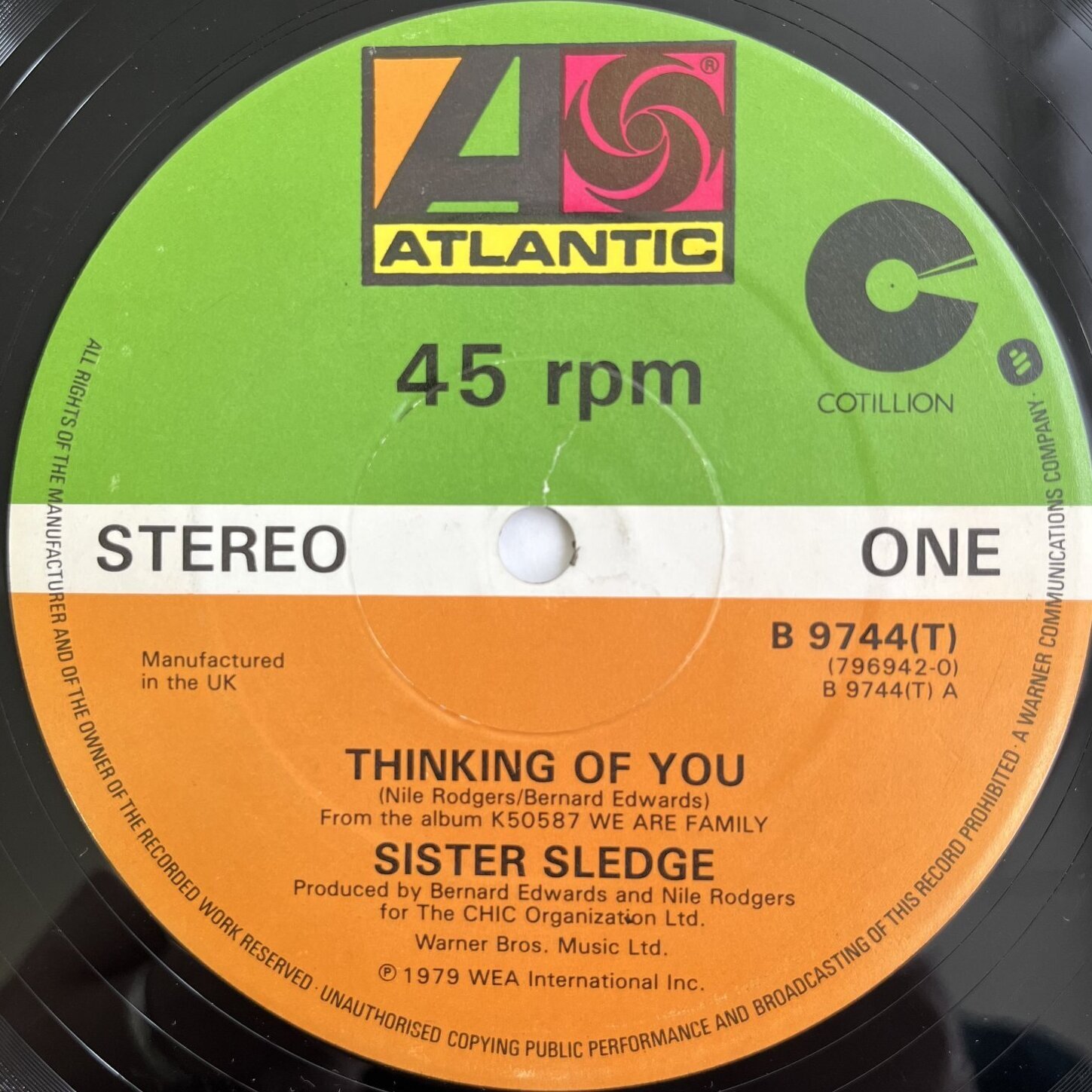 画像1: SISTER SLEDGE / THINKING OF YOU - HE'S THE GREATEST DANCER - WE ARE FAMILY 
