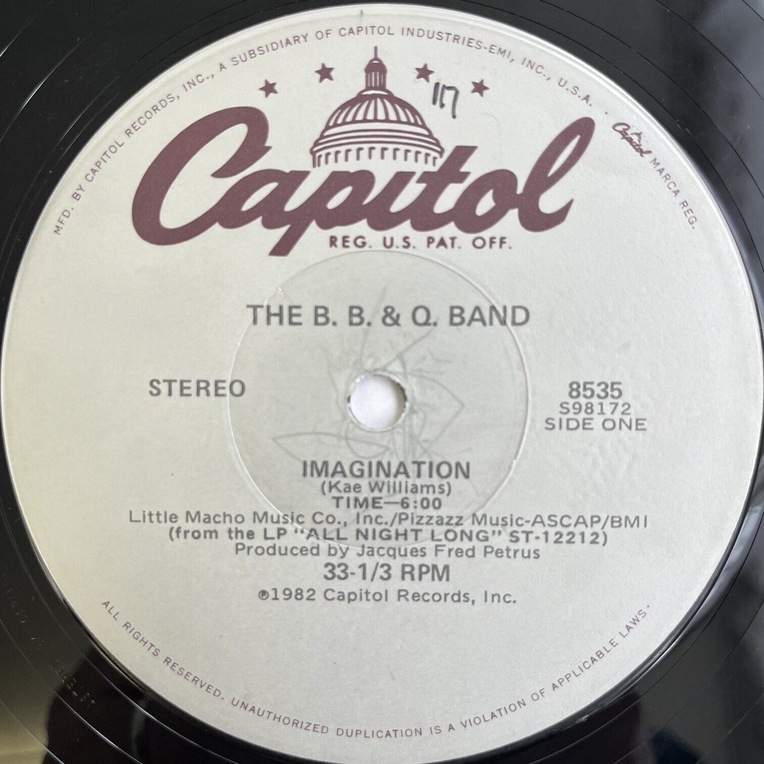 画像1: THE B.B. & Q BAND / IMAGINATION - HARD TO GET AROUND