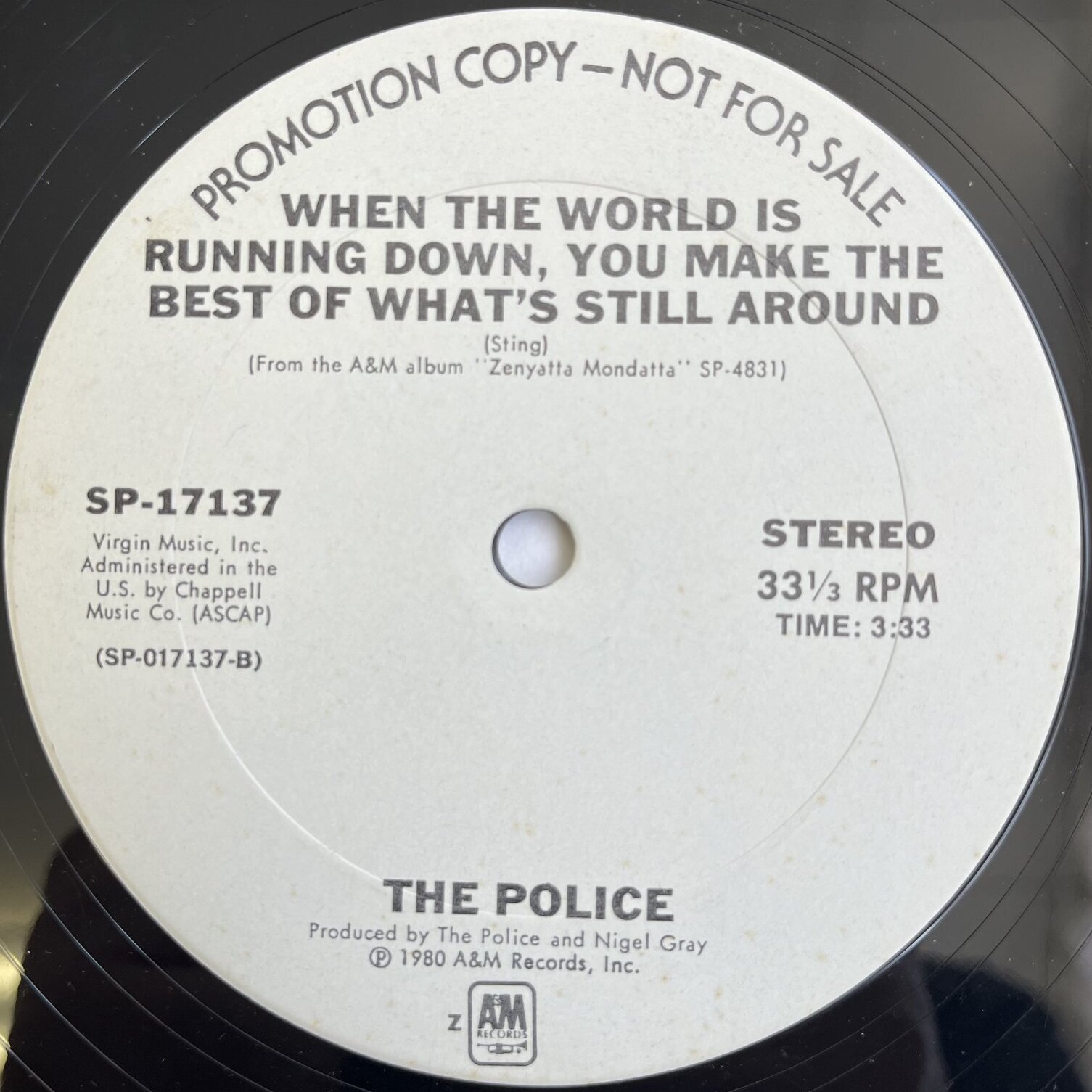 画像2: THE POLICE / VOICES INSIDE MY HEAD