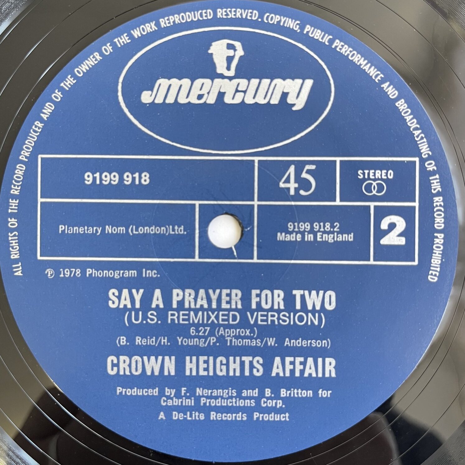 画像1: CROWN HEIGHTS AFFAIR / SAY A PRAYER FOR TWO