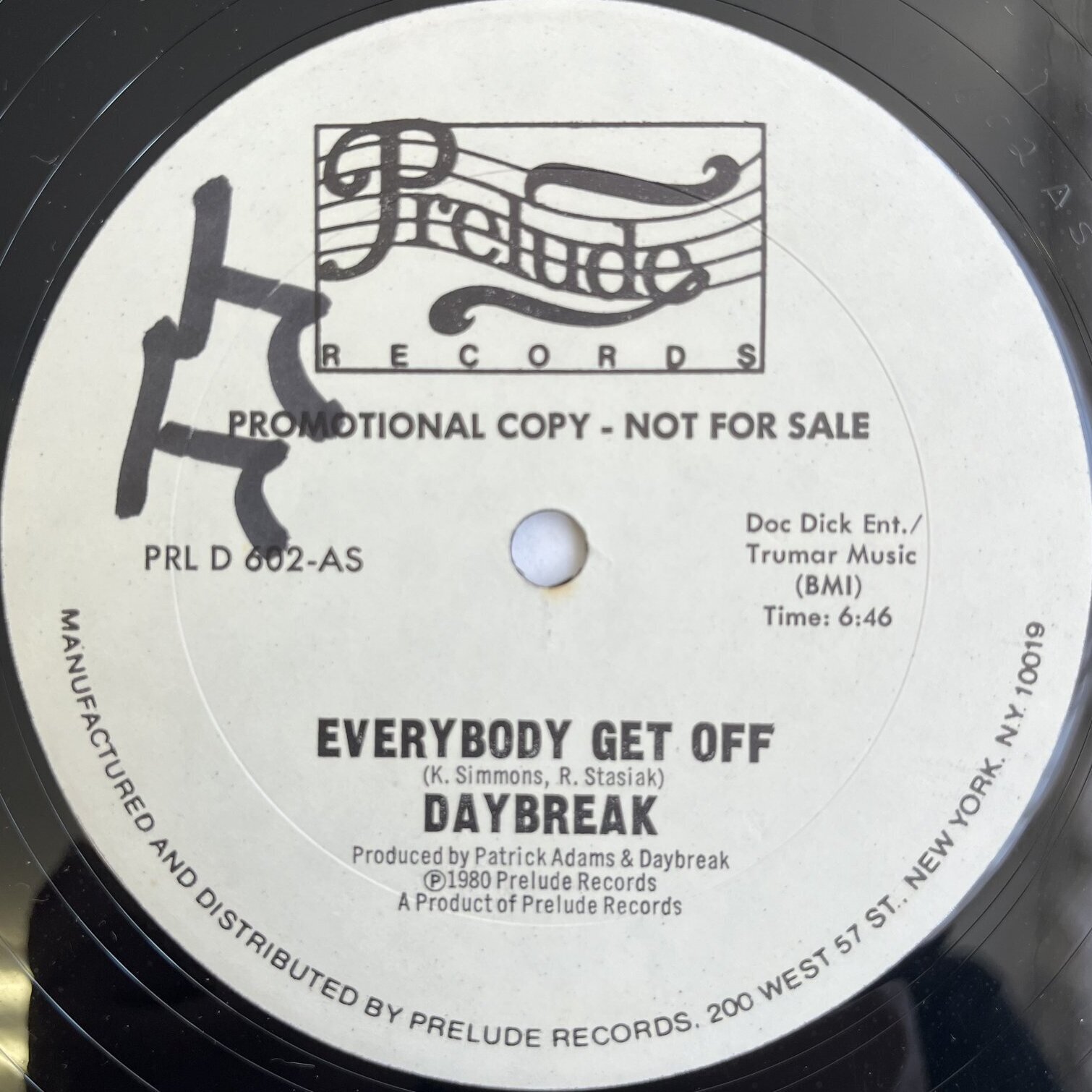 画像2: DAYBREAK / EVERYBODY GET OFF