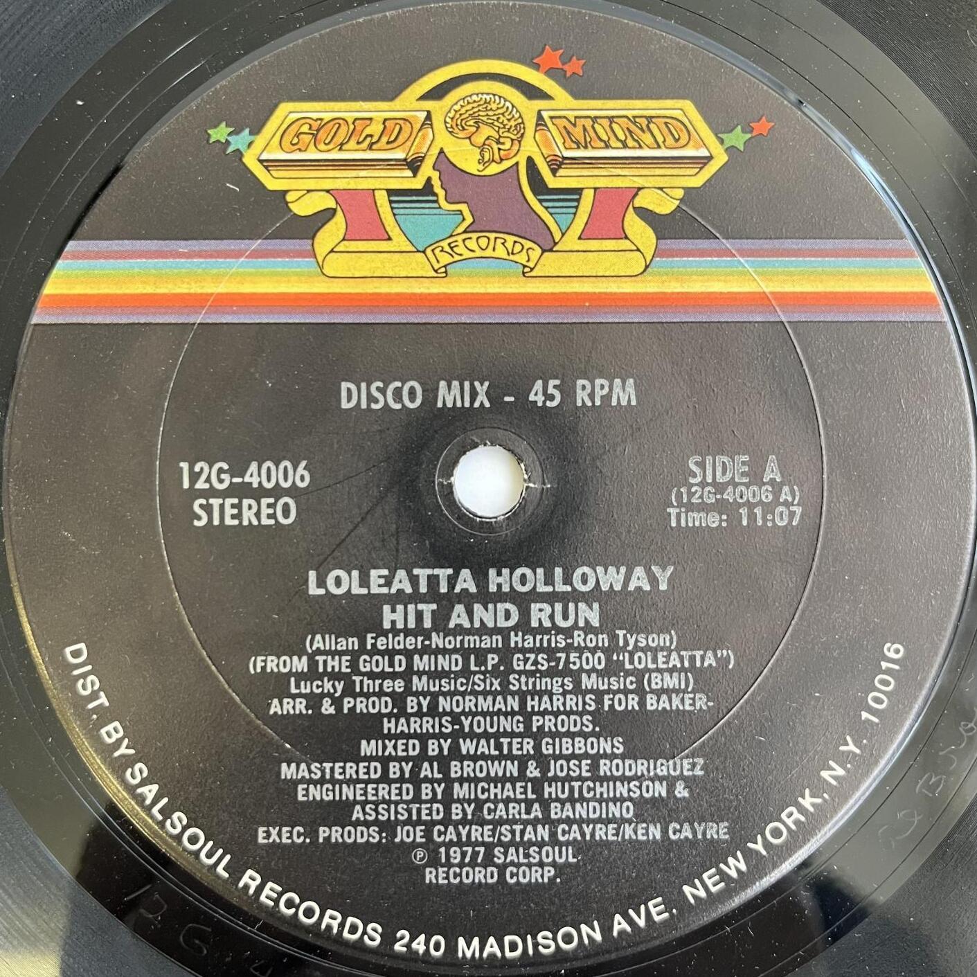 画像1: LOLEATTA HOLLOWAY / HIT AND RUN